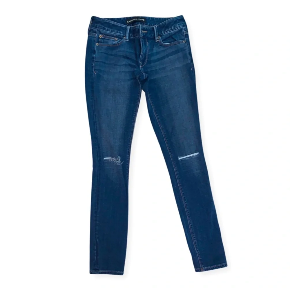 Express Distressed Jeans Low Rise Size 4